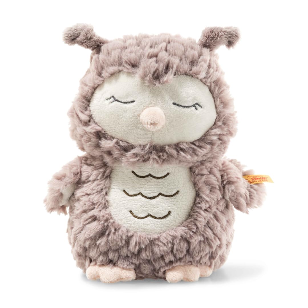 616SqHzTOOL Steiff Kuscheltier Ollie Eule, Süßes Stofftier, Jungen, Mädchen & Babys ab 0 Monaten, Friends, , Beige - Image 1