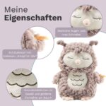 Steiff Kuscheltier Ollie Eule, Süßes Stofftier, Jungen, Mädchen & Babys ab 0 Monaten, Friends, , Beige - Image 5