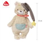 Fehn Kuscheltier Bär Bruno – Weicher Teddybär für Neugeborene als Einschlafhilfe - Stofftier zum Greifen, F - Image 3