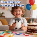 JcvPot Pinguin Kuscheltier, Weiches Stofftier Für Kinder Und Babys, Kuscheltier Pinguin Plüschtier  Plüschtier - Image 4