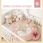 Bieco Kuscheltier Reh Ella mit Rassel | Baby Kuscheltier ab 0 Monate Stofftier Baby Plüschtier Reh r - Image 3