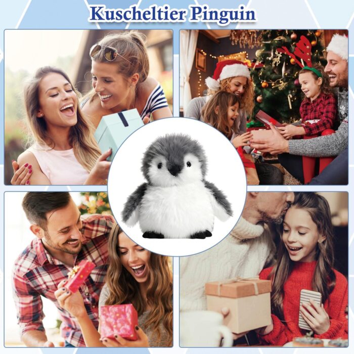 JcvPot Pinguin Kuscheltier, Weiches Stofftier Für Kinder Und Babys, Kuscheltier Pinguin Plüschtier  Plüschtier - Image 2